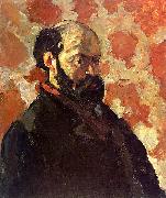 Paul Cezanne Self Portrait on a Rose Background china oil painting artist